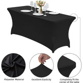 Lofaris Red Plaid Custom Stretch Table Cover For Party